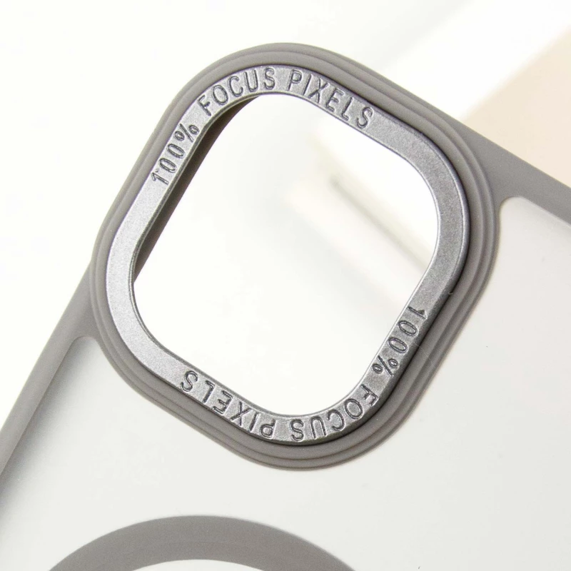 TPU+PC чохол Stand case для Apple iPhone 15 (6.1") – Grey. Фото 7 з 7