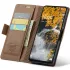 Шкіряний чохол-книжка CaseMe Nappa leather для Samsung Galaxy A37 5G – Brown. Фото 5 з 6