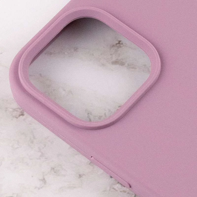Чехол Silicone Case с закрытым низом для Apple iPhone 13 Pro Max (6.7") – Лиловый / Lilac Pride. Фото 4 из 5