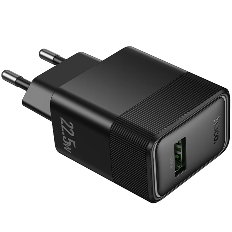 СЗУ Hoco CS111A Lounge PD22.5W (1USB-C) – Black. Фото 3 из 4