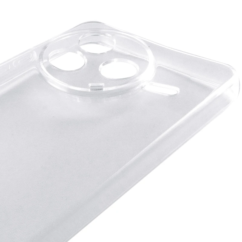 Ультратонкий силіконовий чохол 1,5 мм з захистом камери на Xiaomi Poco F7 Pro – Безбарвний (прозорий). Фото 4 з 5