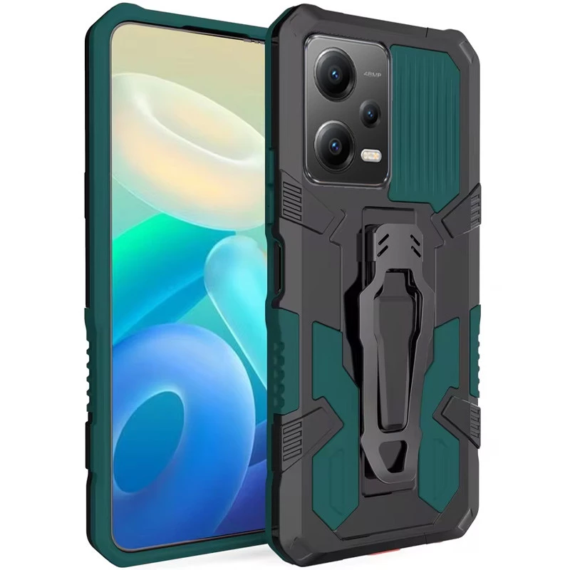 

Протиударний чохол Defender Clip на Xiaomi Poco X5 5G (Green)