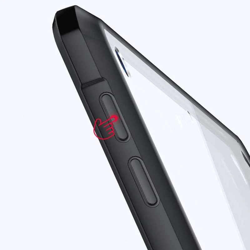 Чохол для планшета з посиленими кутами Xundd на Apple iPad 10.2" (2019) / Apple iPad 10.2" (2020) – Безбарвний / Чорний. Фото 4 з 5