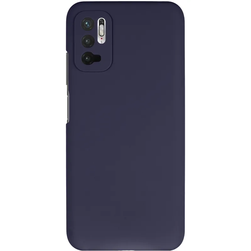 Чехол Silicone Case Lakshmi Premium з закритою камерою на Xiaomi Redmi Note 10 5G – Темно-синий / Midnight blue. Фото 3 из 6