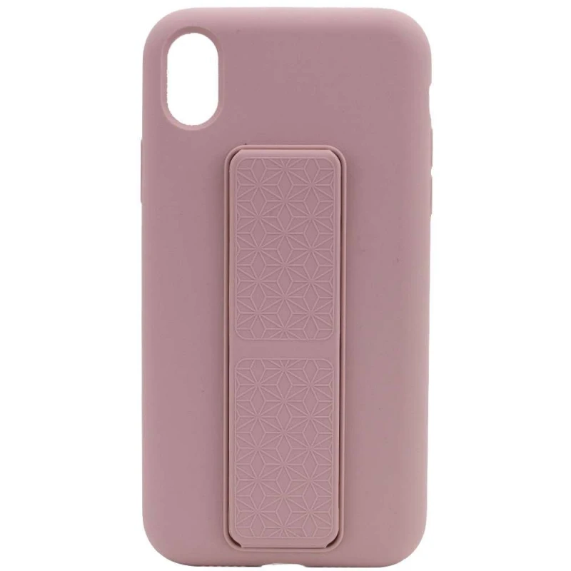 

Чохол Silicone Case з тримачем на Apple iPhone XS Max (6.5") (Рожевий / Pink Sand)