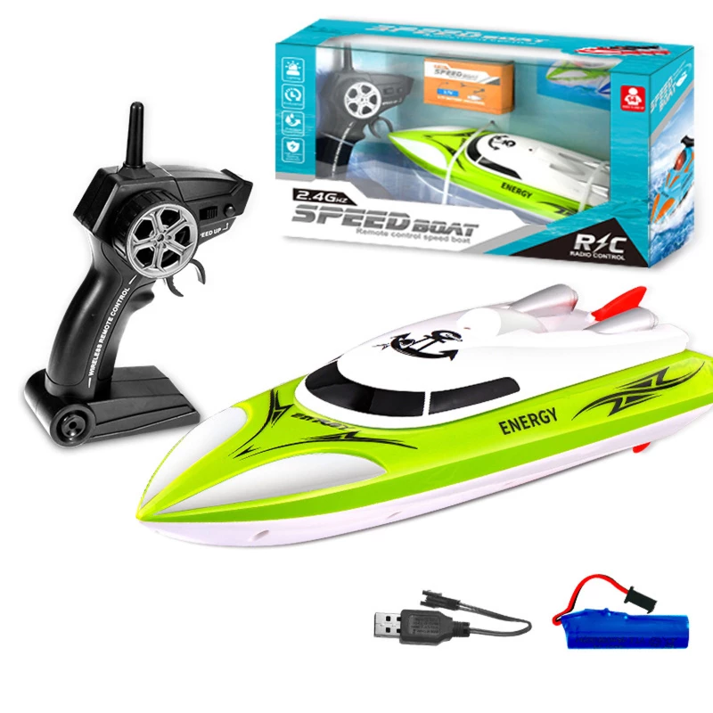 Катер на радіокеруванні SHT 658-45 2.4G – Green. Фото 2 з 3