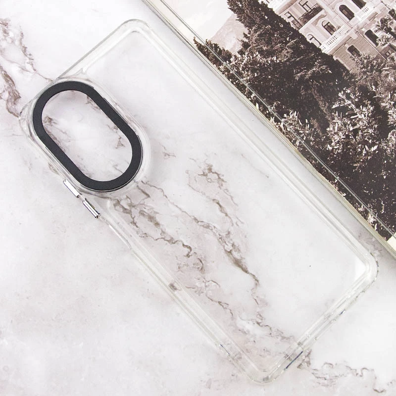 Кольоровий чохол TPU+PC на Oppo A78 4G – Clear. Фото 3 з 6