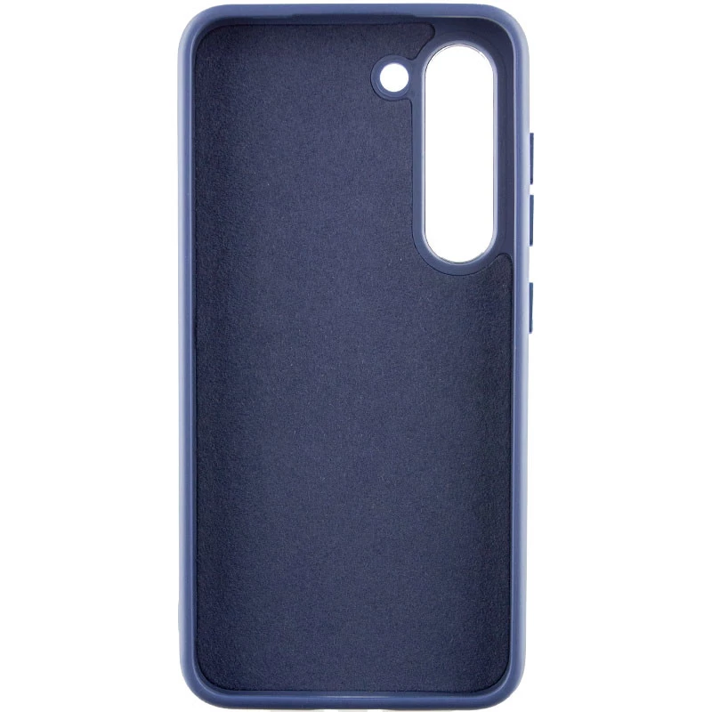 Шкіряний чохол Bonbon з металевими кнопками на Samsung Galaxy S23 – Синій / Navy blue. Фото 4 з 6