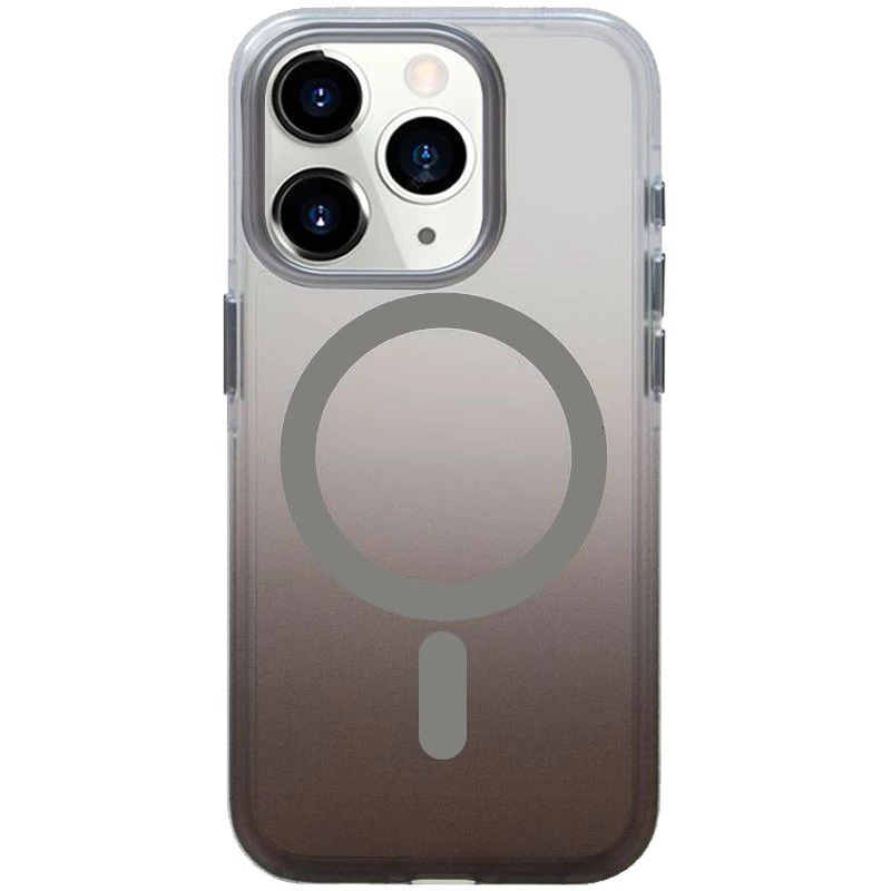 Чохол TPU+PC Shadow with MagSafe для Apple iPhone 14 Pro (6.1") – Gray. Фото 2 з 10