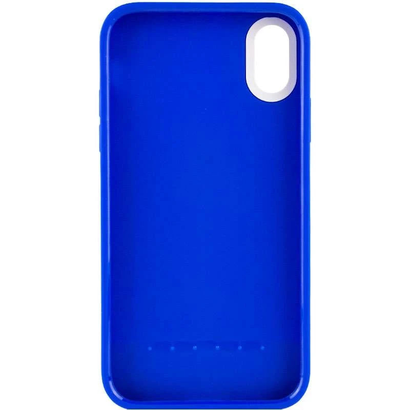 Двоколірний чохол Bichromatic на Apple iPhone XR (6.1") – Navy Blue / White. Фото 3 з 5
