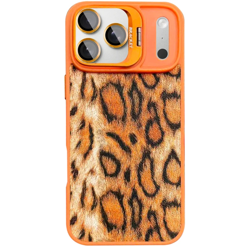 Чохол TPU+PC Wild Leopard with MagSafe and Lens для Apple iPhone 17 Pro (6.3") – Orange. Фото 7 з 7