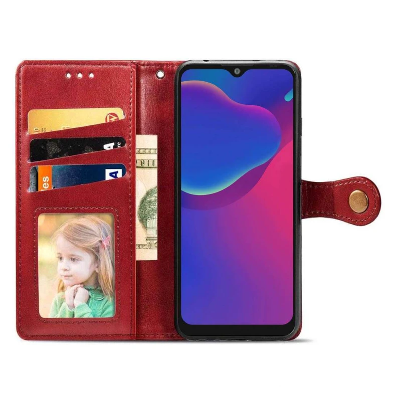 Чохол-книжка GETMAN галант на ZTE Blade V2020 Smart – Червоний. Фото 3 з 5