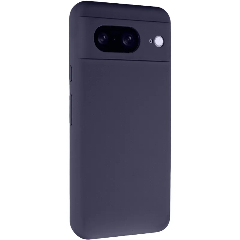 Чохол Silicone Case Lakshmi Premium із закритою камерою для Google Pixel 8a – Темно-синій / Midnight blue. Фото 2 з 6