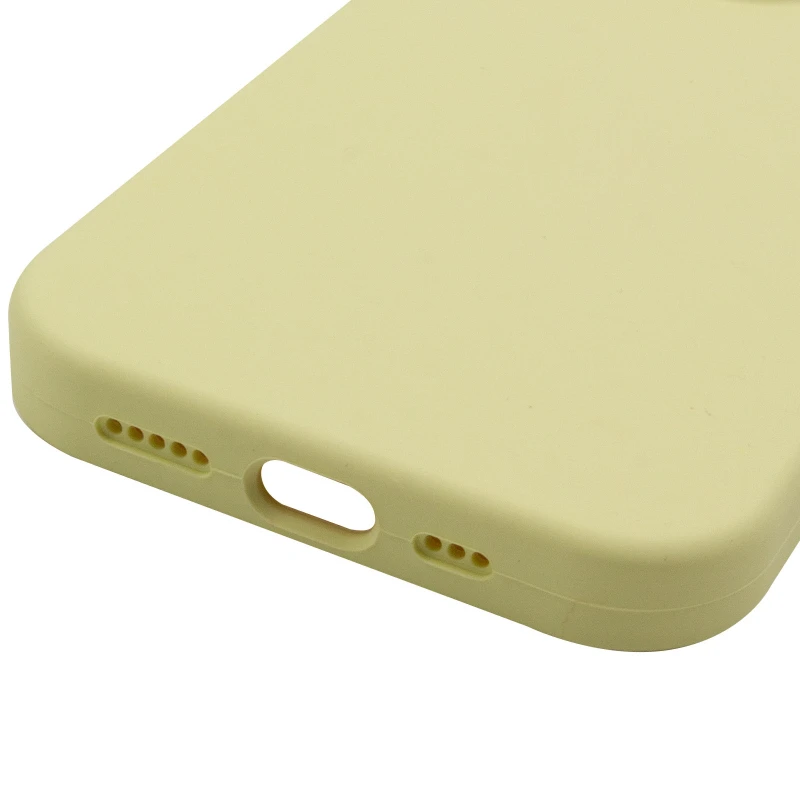 Чехол Silk Full Camera Protective (AA) NO LOGO для Apple iPhone 15 Pro (6.1") – Желтый / Mellow Yellow. Фото 8 из 10