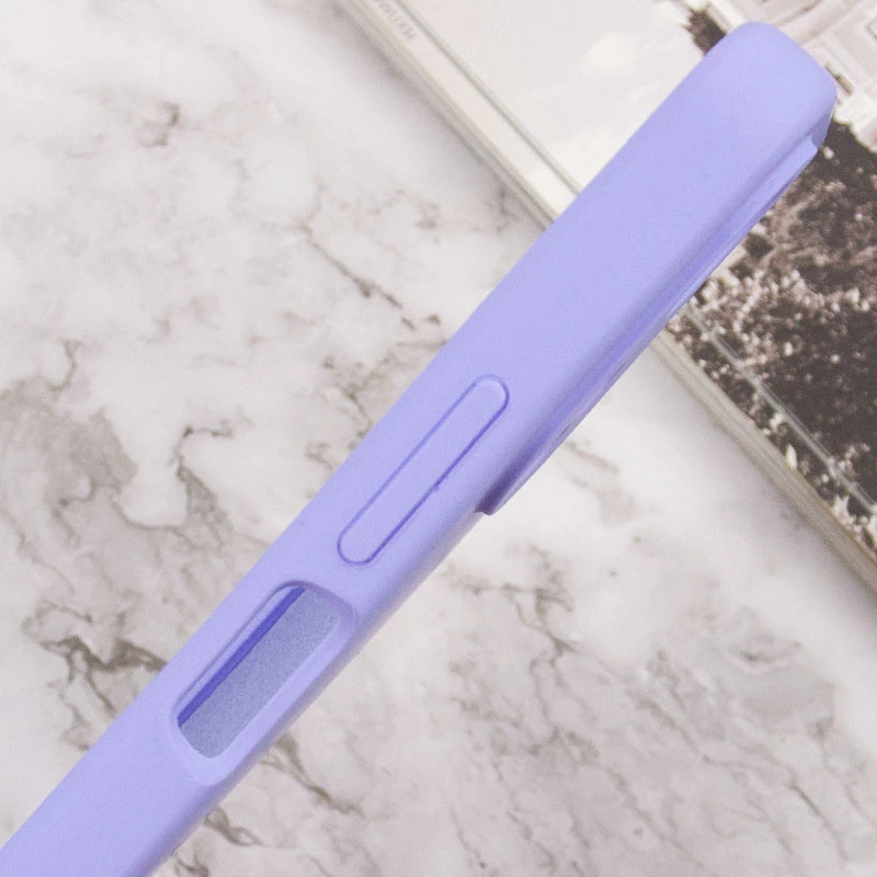 Чохол Silicone Case Lakshmi Premium L з закритою камерою на Xiaomi Redmi 13C – Бузковий / Dasheen. Фото 9 з 12