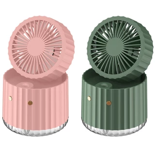 Настільний вентилятор Rapid Cooling 3in1 з водяним охолодженням і підсвічуванням 1200 mAh фото 1 з 1