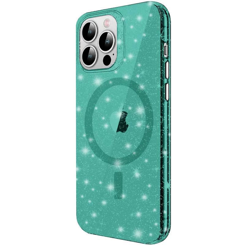 

Зоряний чохол з MagSafe на Apple iPhone 12 Pro Max (6.7") (Green)