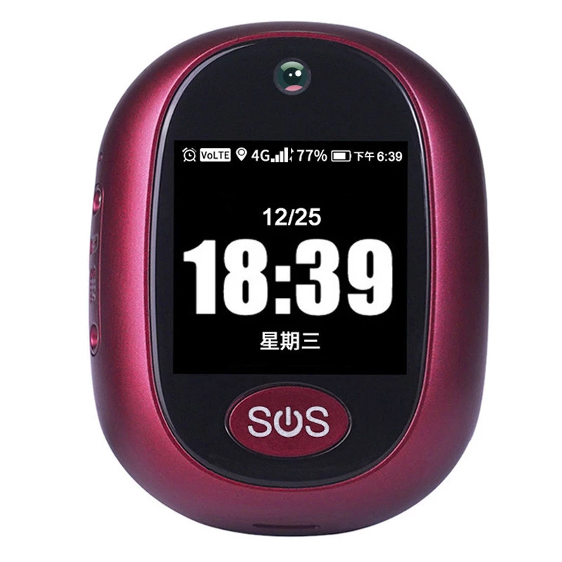 Трекер GPS V45 Tracker Pendant with display SIM (4GLTE with 2GGSM fallback) 6000mAh – Red. Фото 1 з 4