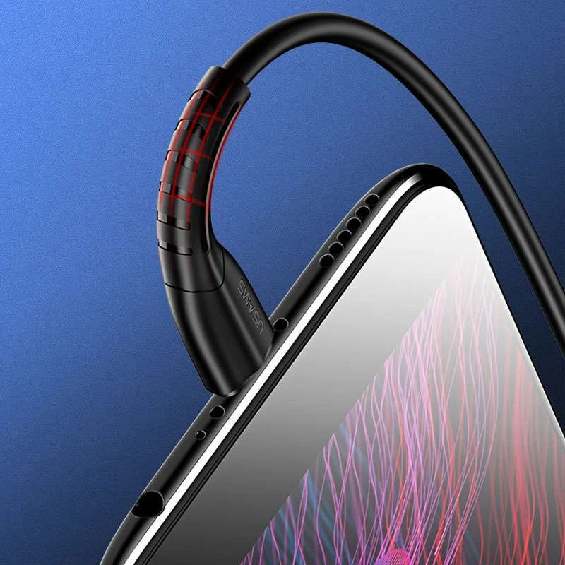 Дата кабель Usams US-SJ365 U35 USB to MicroUSB (1m) – Black. Фото 3 из 5