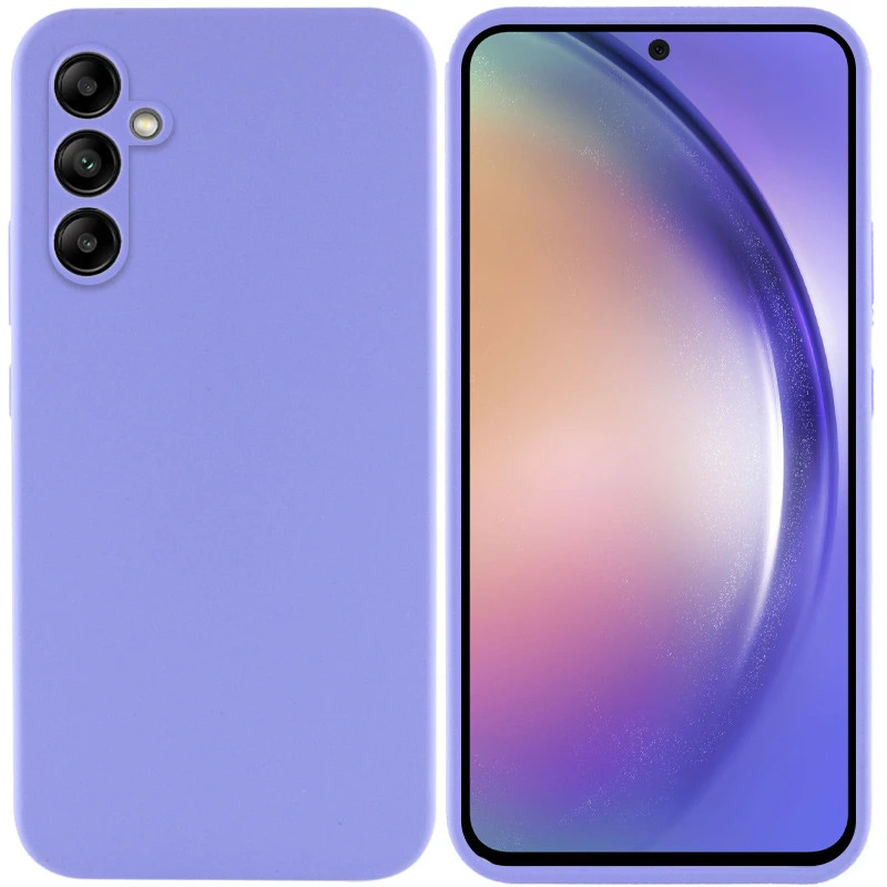 Чехол Silicone Case Lakshmi Premium з закритою камерою на Samsung Galaxy A54 5G – Сиреневый / Dasheen. Фото 14 из 16