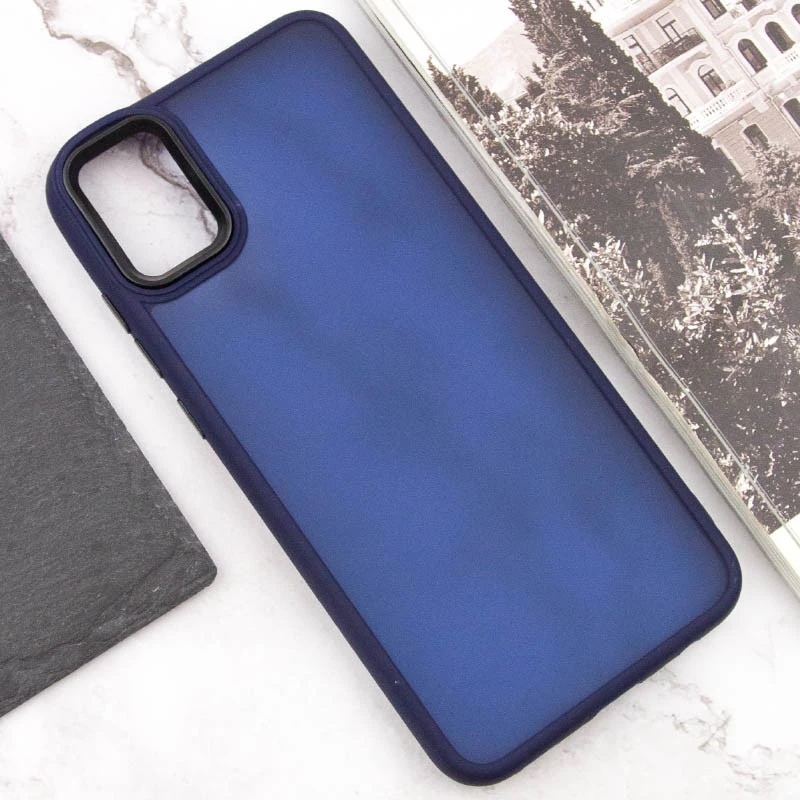 Чохол TPU+PC Lyon Frosted на Samsung Galaxy A50 (A505F) / A50s / A30s – Синій / Navy Blue. Фото 8 з 12