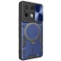 Ударопрочный чехол Bracket Ringstand с защитной шторкой для камеры для Xiaomi Poco X6 Pro – Blue. Фото 2 из 4