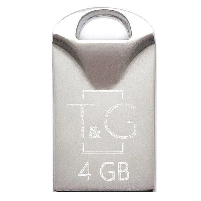 

Флеш-драйв USB Flash Drive T&G 106 Metal Series 4GB (Серебряный), Срібний