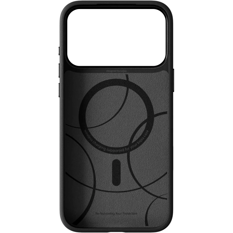 TPU+PC чохол Kajsa Splendid Collection Circle для Apple iPhone 17 Pro Max (6.9") – Black. Фото 3 з 3