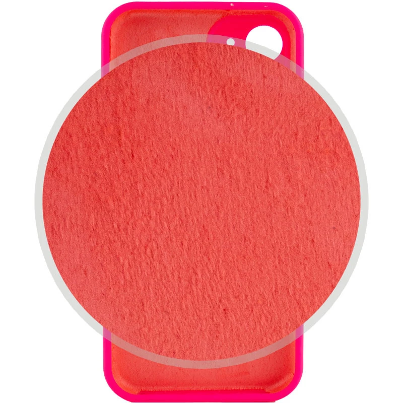 Чохол Silk Full Camera Protective (AA) NO LOGO для Apple iPhone 12 (6.1") – Рожевий / Barbie pink. Фото 4 з 4