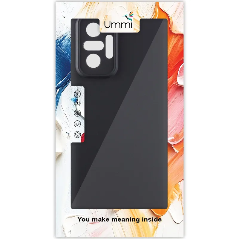 Чохол Silicone Cover Ummi Lakshmi Full Camera (AA) для Xiaomi Redmi Note 10 / Note 10s – Чорний / Black. Фото 2 з 2