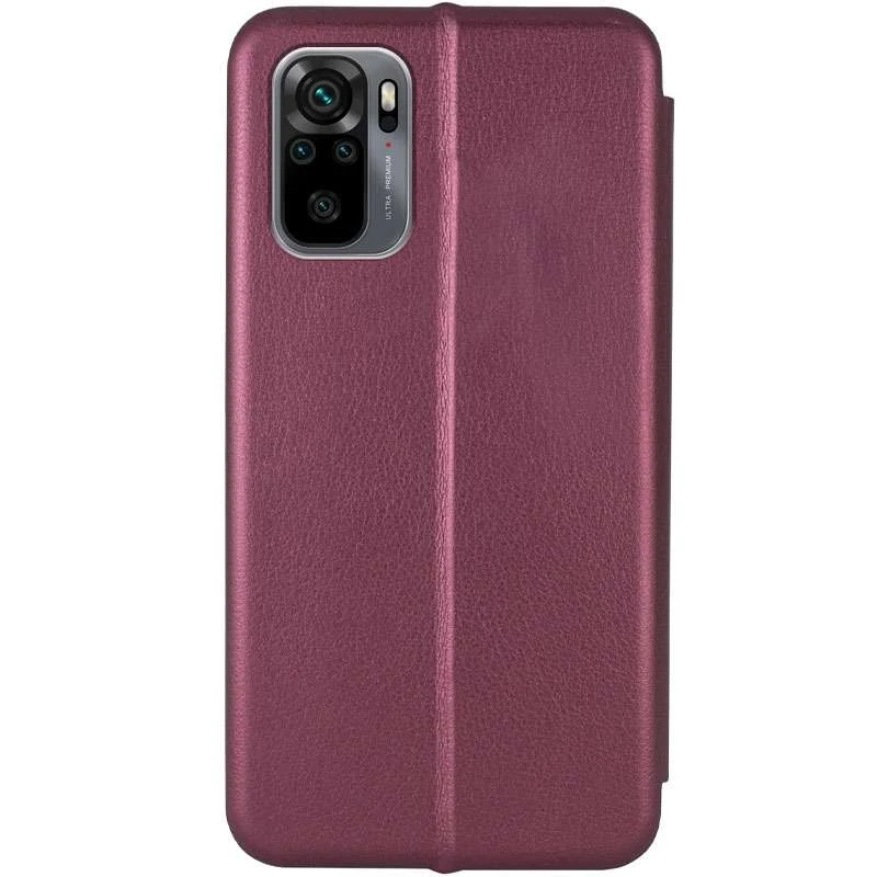 Чехол-книжка классический для Xiaomi Poco M5s – Бордовый. Фото 2 из 4