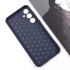 Силиконовый чехол сотами для Samsung Galaxy A35 – Темно-синий / Midnight blue. Фото 4 из 7
