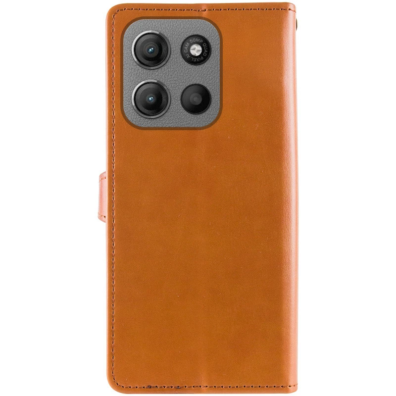 Чохол-книжка GETMAN Gallant  на Motorola Moto G15 4G – Коричневий. Фото 3 з 8