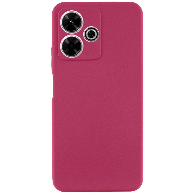 

Чехол Silicone Case Lakshmi Premium з закритою камерою на Xiaomi Redmi Note 13 4G (Бордовый / Plum), Бордовий / plum