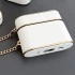 Шкіряний футляр Suitcase для навушників AirPods 3 – White. Фото 3 з 4