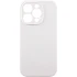 Чехол с защитой камеры Silicone Case для Apple iPhone 18 Pro – Белый / White. Фото 1 из 5