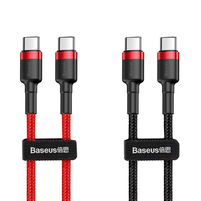 

Дата кабель Baseus Cafule Type-C to Type-C Cable PD 2.0 60W (2m)