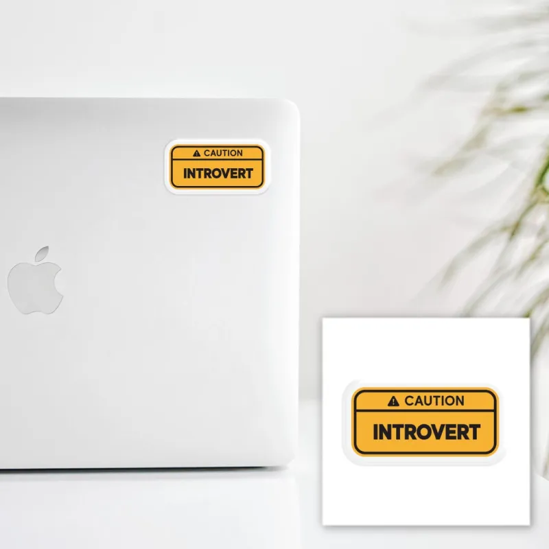 Стікер 3D до 5см Art Collection – Introvert. Фото 3 з 3