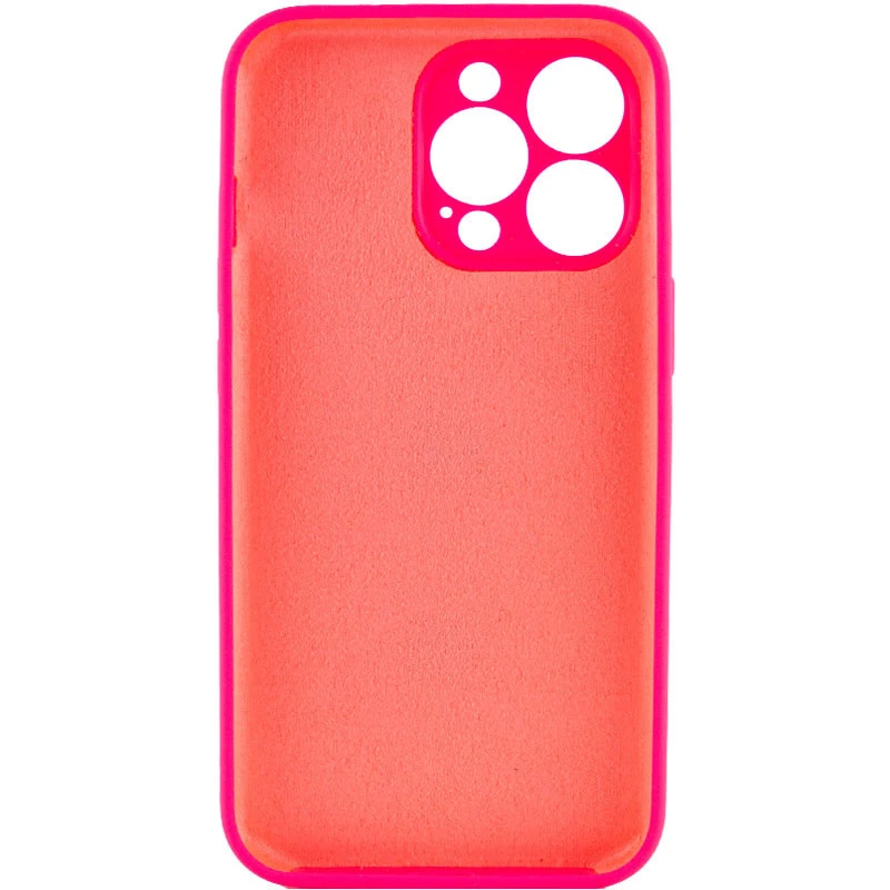 Чохол з закритим низом Silicone Case на Apple iPhone 16 Pro Max – Рожевий / Barbie pink. Фото 6 з 12