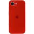 Чехол Silicone Case с закрытым низом для Apple iPhone 17e (6.1") – Красный / Red. Фото 2 из 6