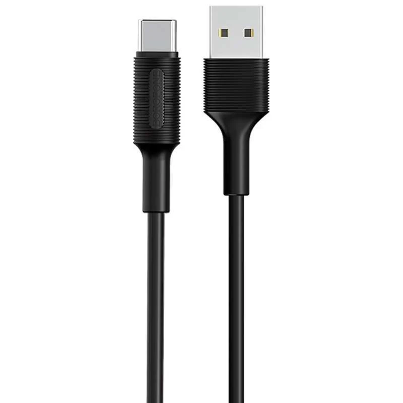 

Дата кабель Borofone BX1 EzSync USB to Type-C (1m) (Черный), Чорний