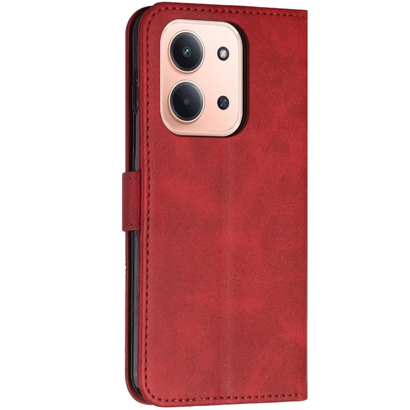 Кожаный чехол-книжка Jet Cover для Xiaomi Redmi 15C (EU) – Red. Фото 4 из 6