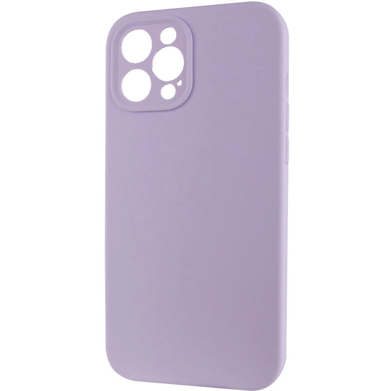 Чохол з захистом камери Silicone Case для Apple iPhone 12 Pro Max (6.7") – Бузковий / Lilac. Фото 3 з 6