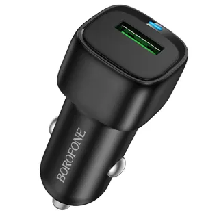АЗП Borofone BZ34 Cloud QC3.0 18W (1USB-A) — Black
