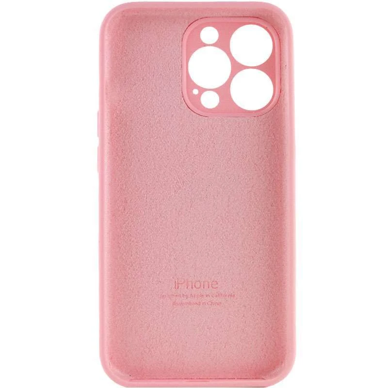 Чохол Silicone Case з захистом камери на Apple iPhone 14 Pro Max (6.7") – Рожевий / Light pink. Фото 2 з 4