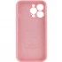 Чохол Silicone Case з захистом камери на Apple iPhone 14 Pro Max (6.7") – Рожевий / Light pink. Фото 2 з 4