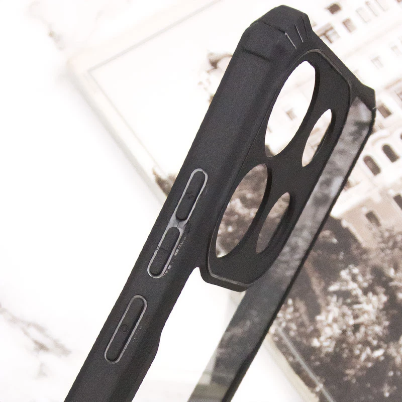 Чорний TPU+PC з посиленими кутами для Tecno Spark Go 2023 – Black. Фото 5 з 6