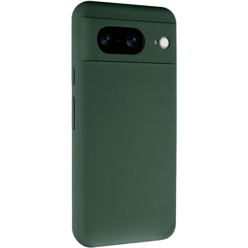 Чохол Silicone Case Lakshmi Premium із закритою камерою для Google Pixel 8a – Зелений / Cyprus Green. Фото 1 з 8