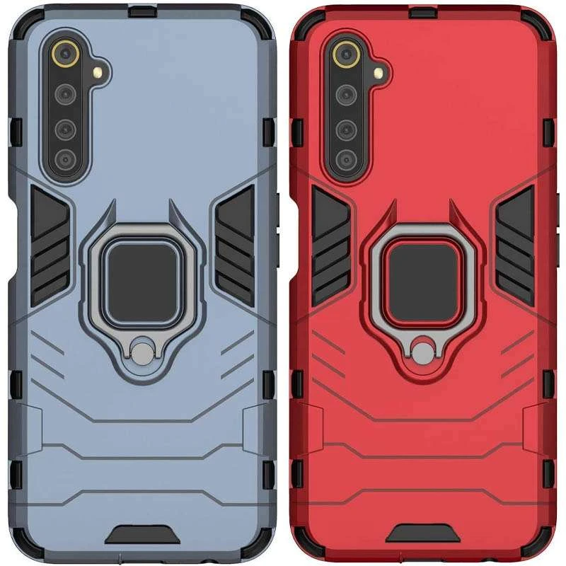 

Протиударний чохол Transformer з кільцем на Realme 6 Pro