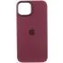 Чохол Silicone Case з металевими кнопками на Apple iPhone 12 Pro Max (6.7") – Бордовий / Plum. Фото 3 з 9